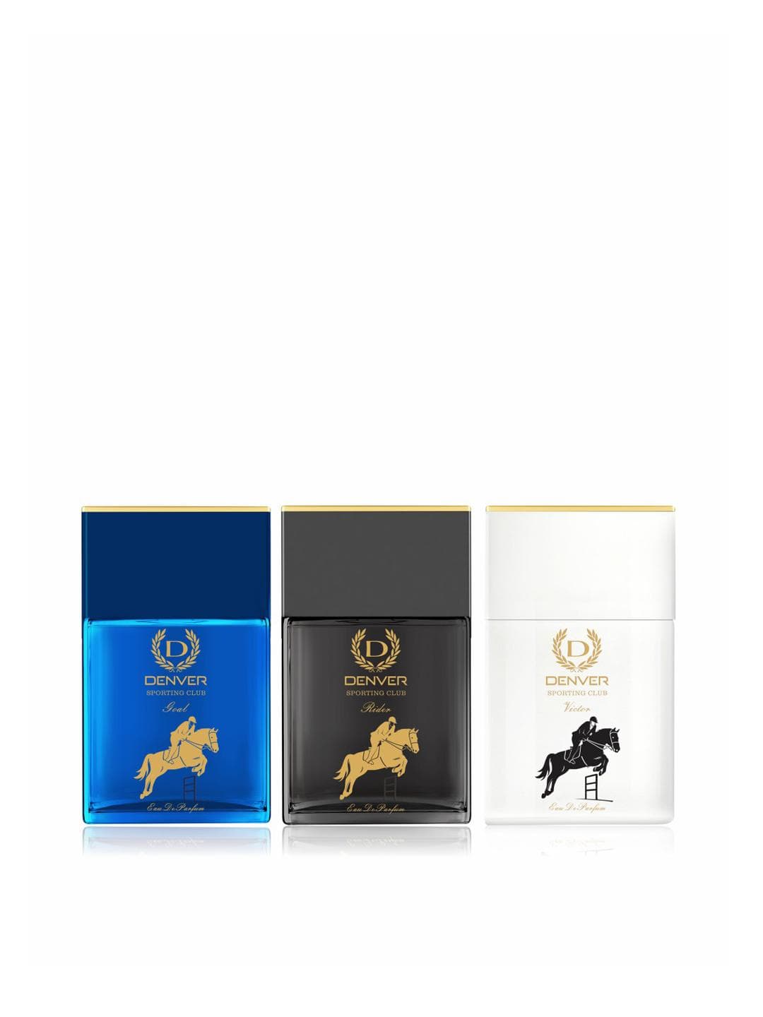 Buy Denver Men Set Of 3 Sporting Club Eau De Parfum Goal + Rider + Victor 70ml Each - - Personal Care for Men