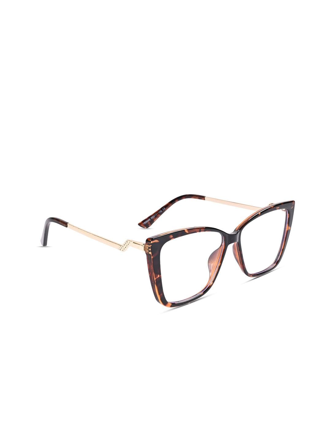 Buy Voyage Clear Lens & Cateye Sunglasses With UV Protected Lens TR5046MG4015 - - Accessories for Unisex