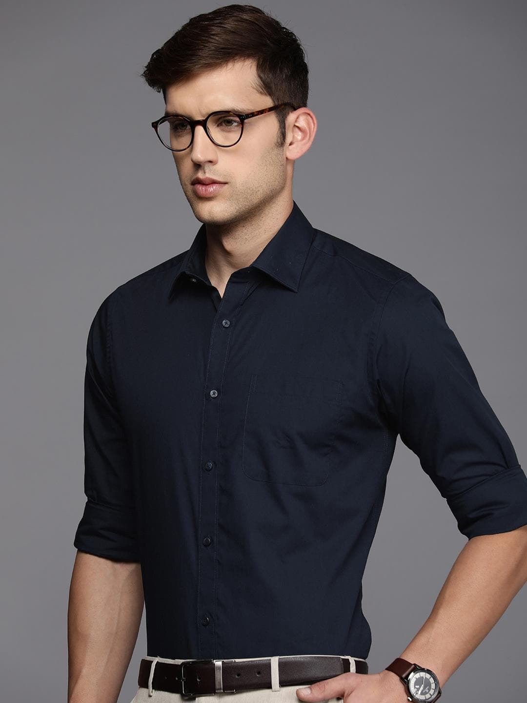 Raymond Pure Cotton Slim Fit Formal Shirt