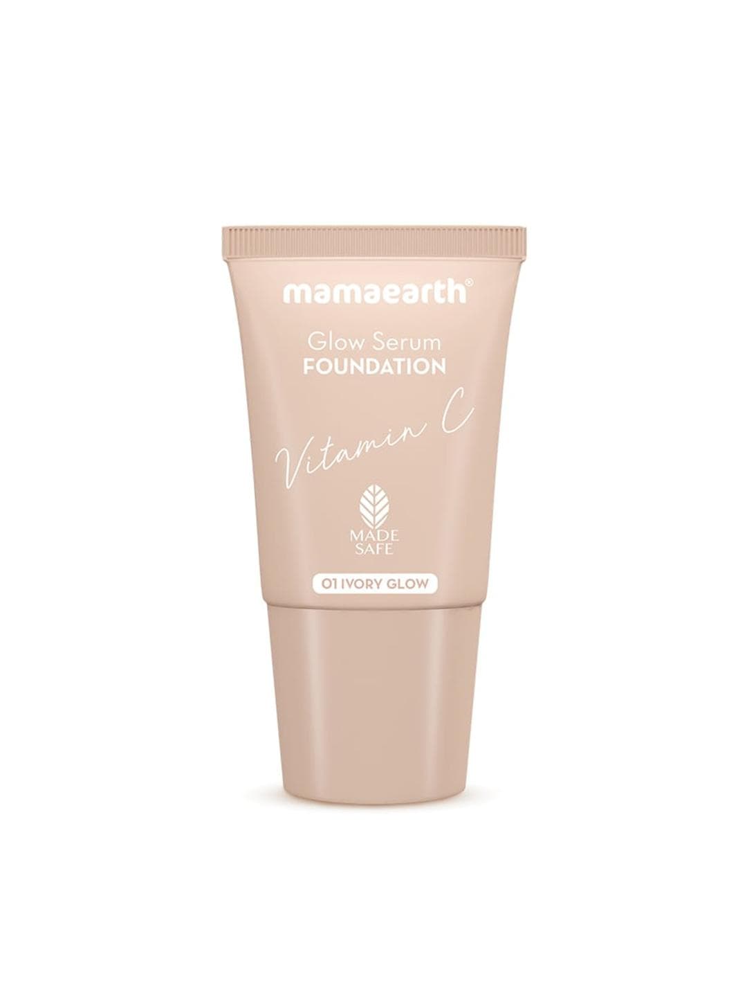Buy Mamaearth Glow Serum Mini Foundation With Vitamin C & Turmeric 18ml Ivory Glow 01 - - Personal Care for Unisex
