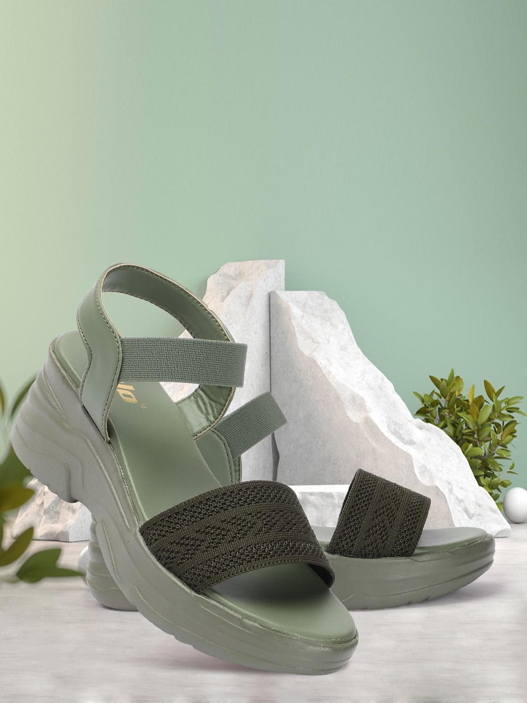Colo Woven Design Platform Heels