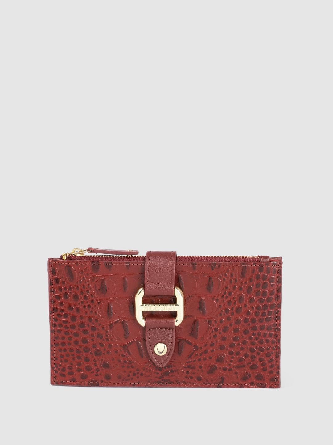 Buy Hidesign Women Animal Textured Leather Two Fold Wallet - - Accessories for Women