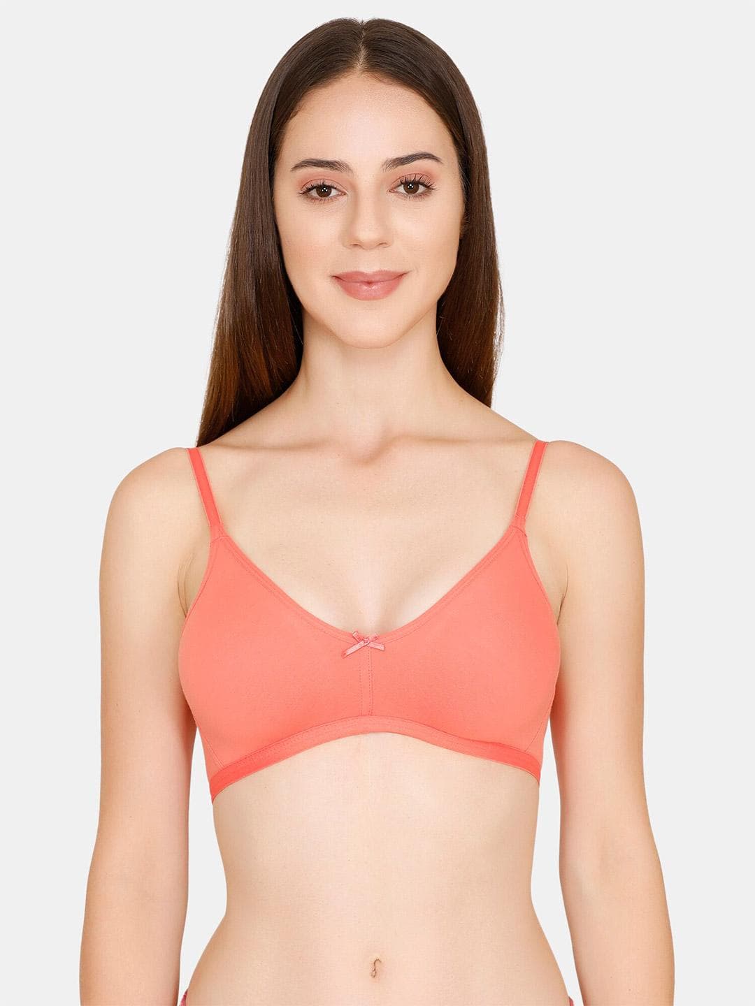 Zivame Non-Padded Non-Wired Half Coverage All Day Comfort T-shirt Bra