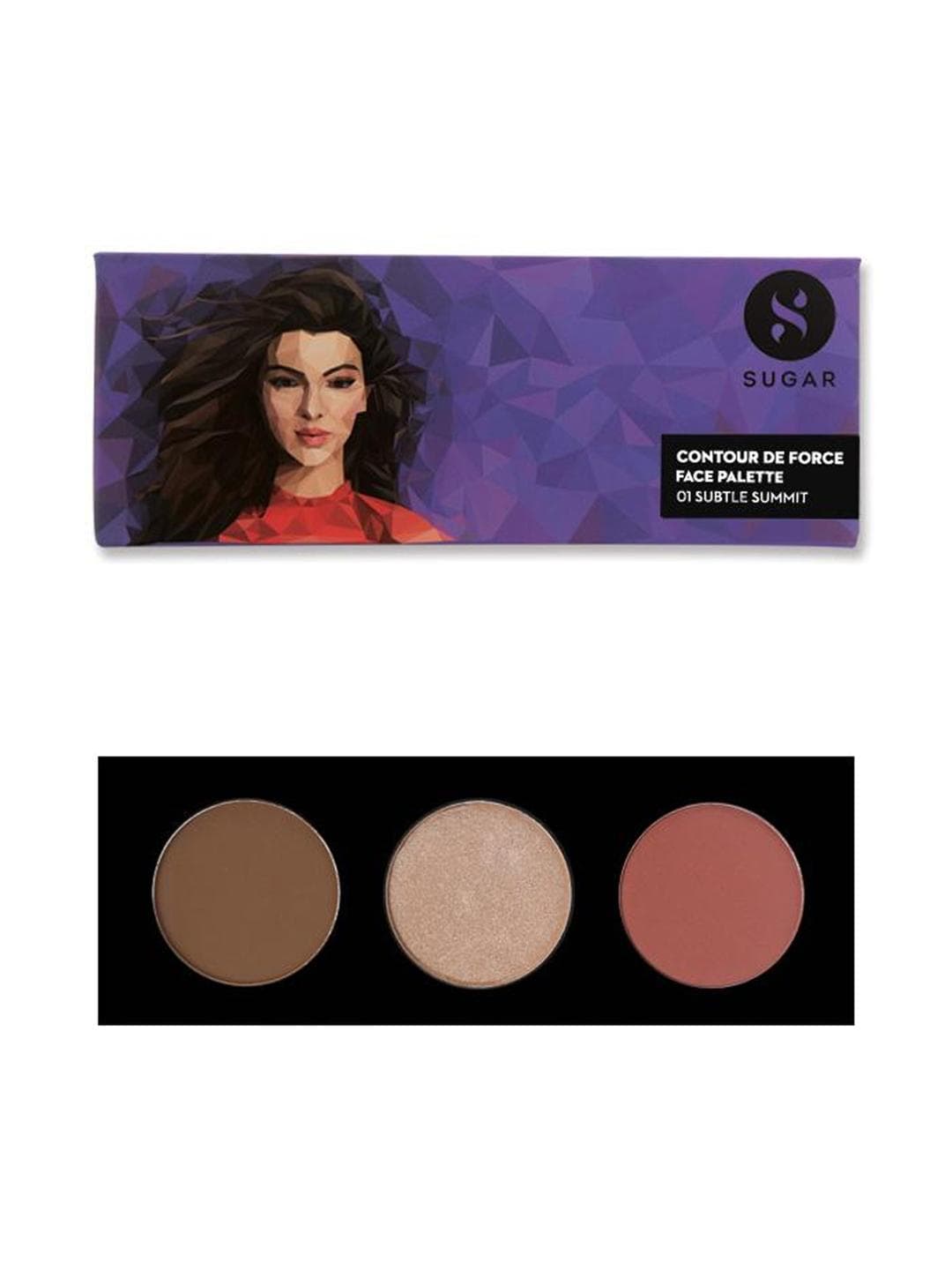 Buy SUGAR Contour De Force Lightweight Face Palette 12 G Subtle Summit 01 - - Personal Care for Women