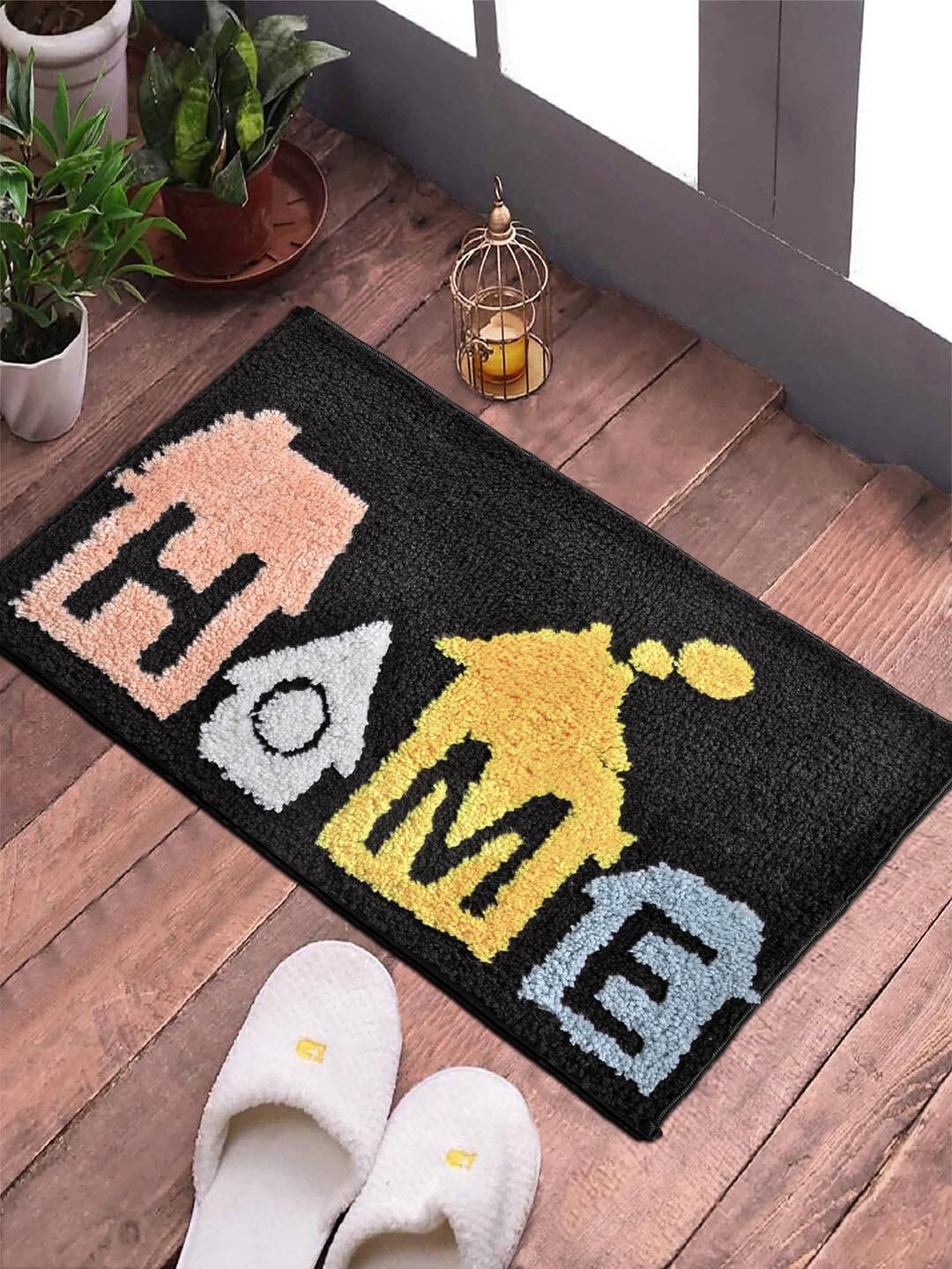 FABINALIV Printed Anti-Skid Door Mat