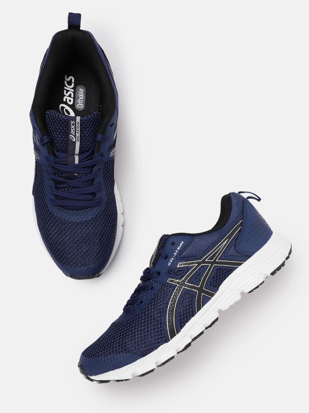 Buy ASICS Men Woven Design GEL 33 Running Shoes - - Footwear for Men