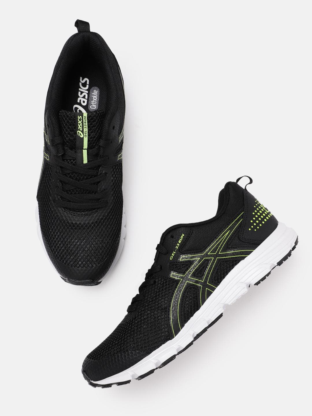 Buy ASICS Men Woven Design GEL 33 Running Shoes - - Footwear for Men