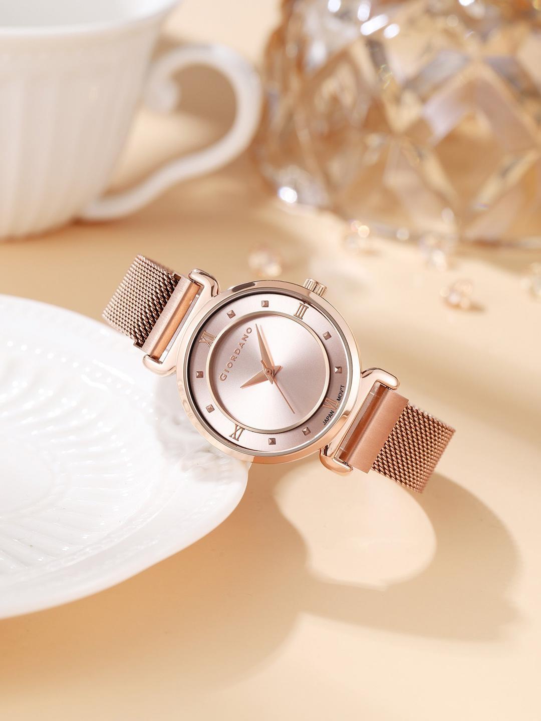 Buy GIORDANO Women Dial & Bracelet Style Straps Analogue Watch GZ 60062 33 - - Accessories for Women