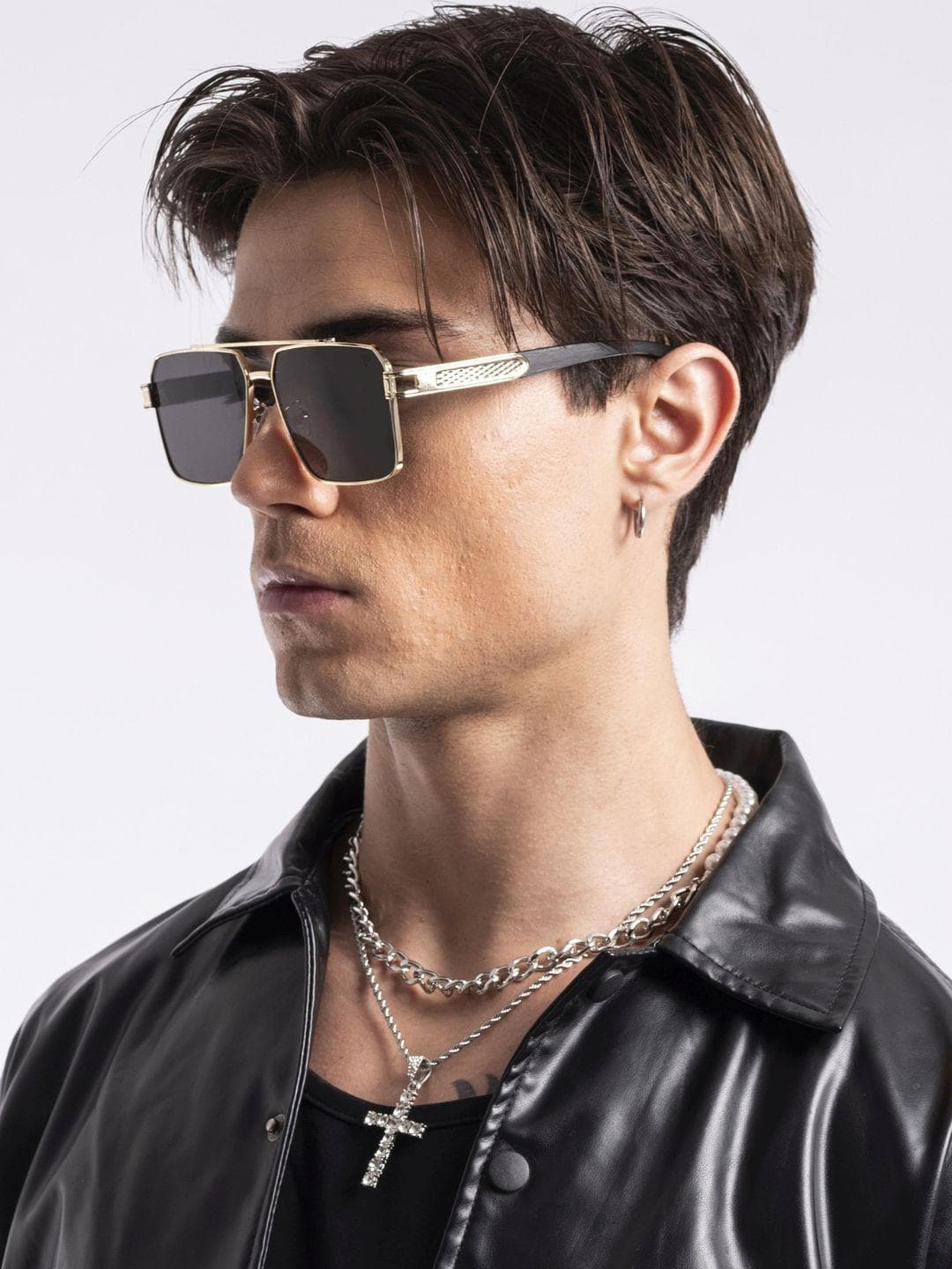 Buy Voyage Black Full Rim Wayfarer Sunglasses UV Protected Lens - - Accessories for Unisex