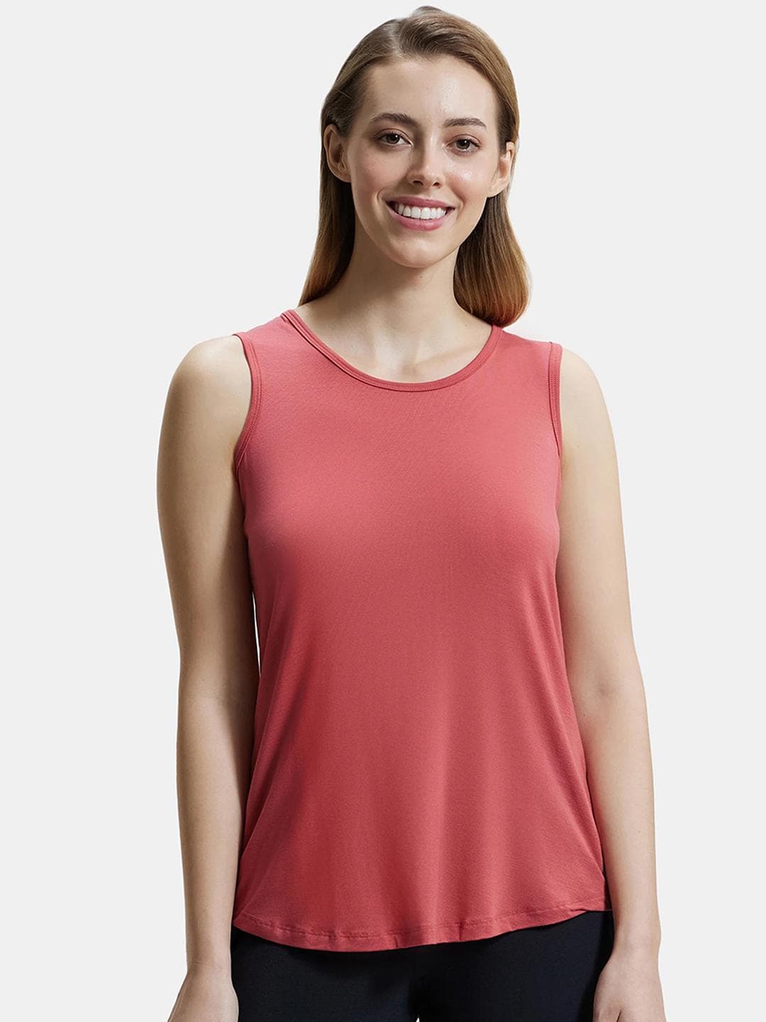 Jockey Environment Friendly Lyocell Elastane Stretch Relaxed Fit Tank Top-JW50