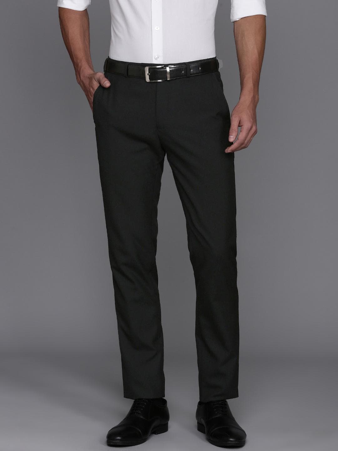 Raymond Men Slim Fit Formal Trousers
