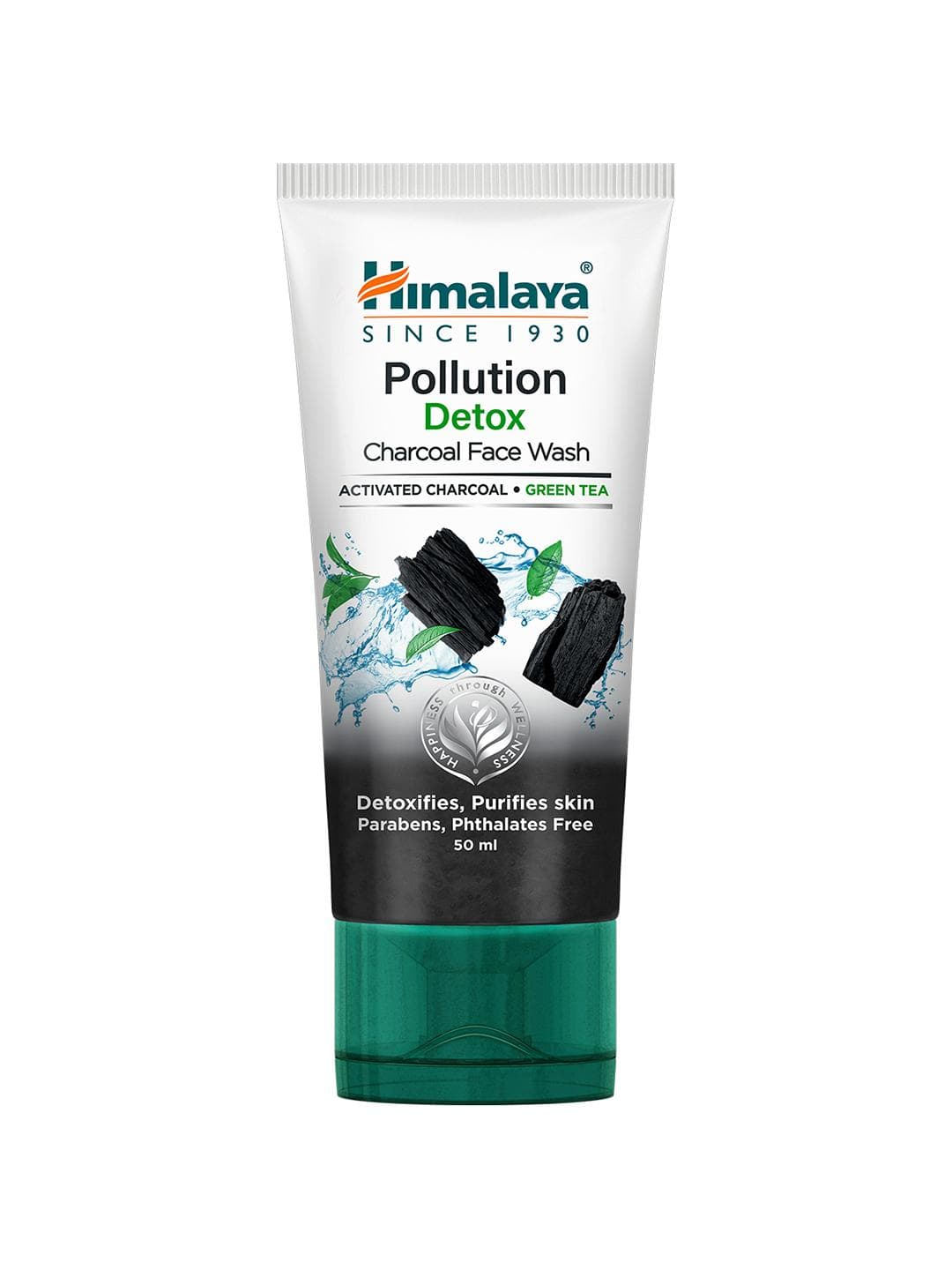 Buy Himalaya Pollution Detox Charcoal Face Wash With Green Tea To Purify Skin 50ml - - Personal Care for Unisex