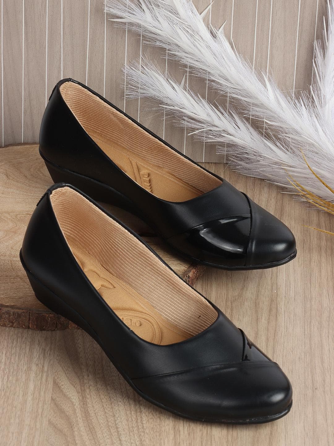 Denill Work Wedge Pumps