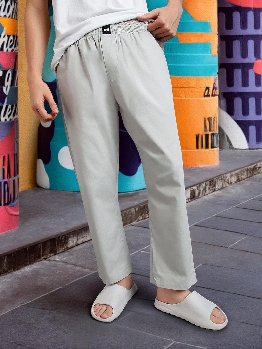 Bewakoof Men Grey Pyjamas