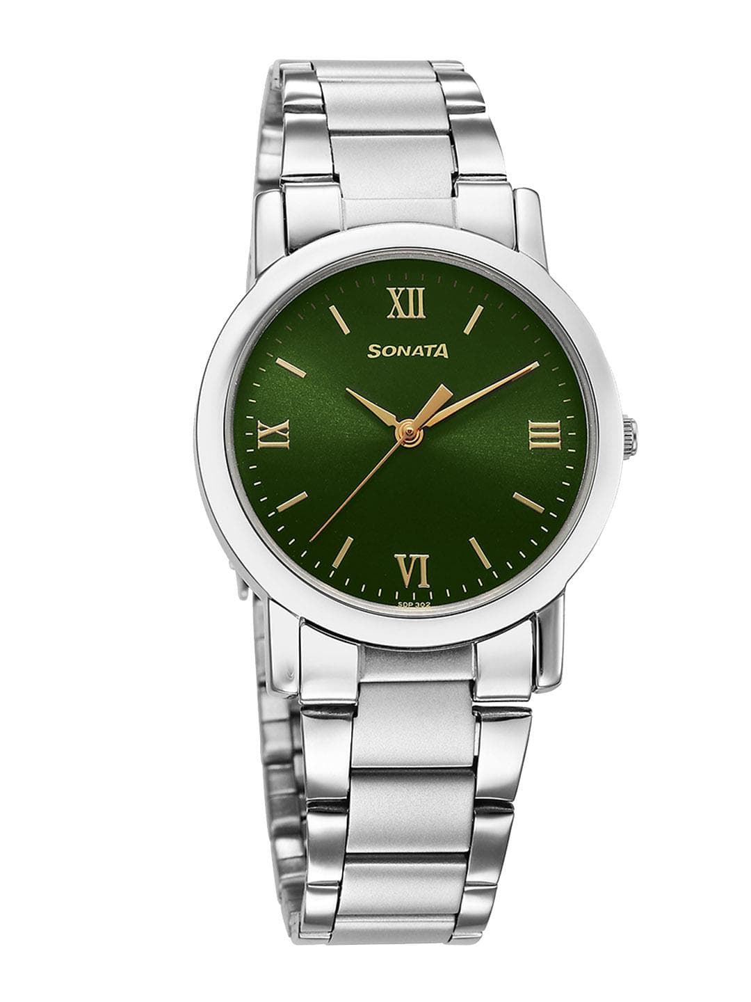 Buy Sonata Classic Quartz Analog With Green Dial Watch For Men Nt7987sm10w - - Accessories for Men