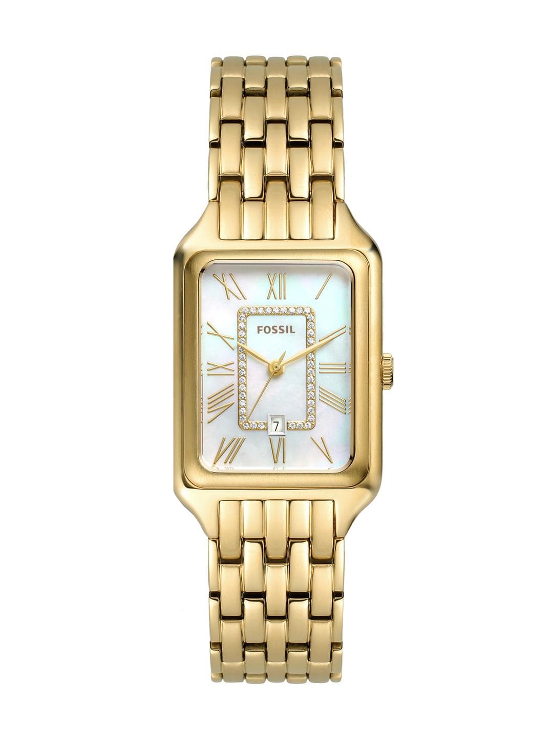 Fossil Women Stainless Steel Bracelet Style Straps Raquel Analogue Watch ES5304