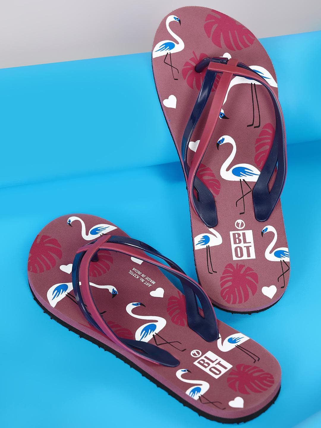 Paragon Women Printed Thong Flip-Flops