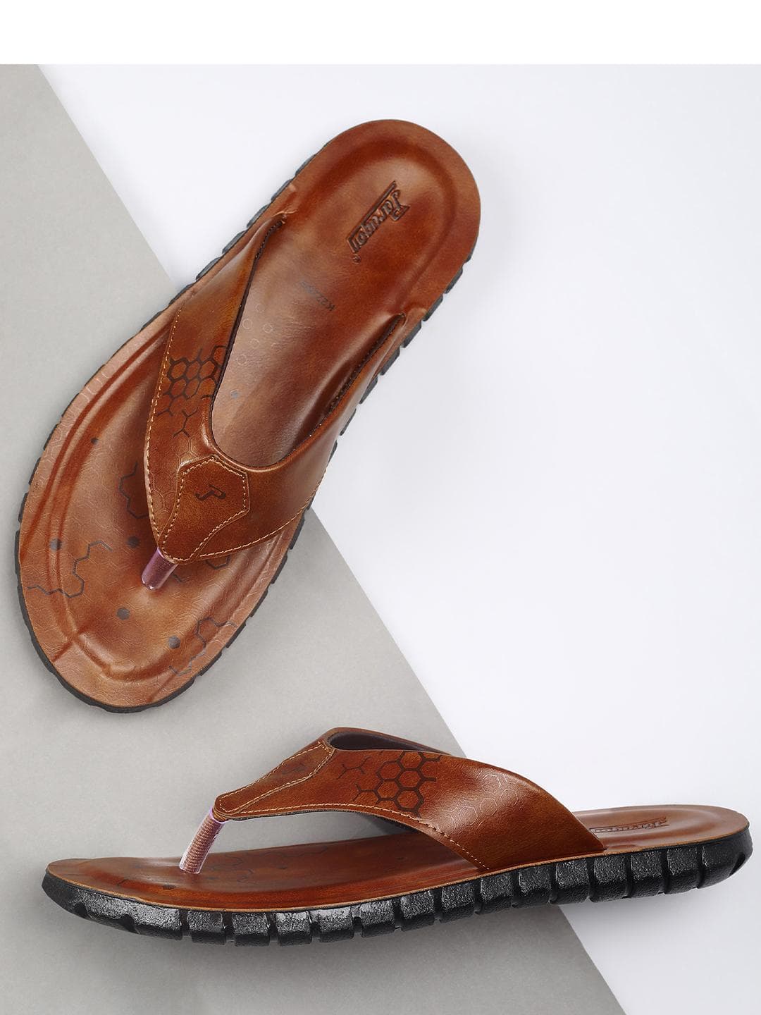 Paragon Men Printed Comfort Sandals