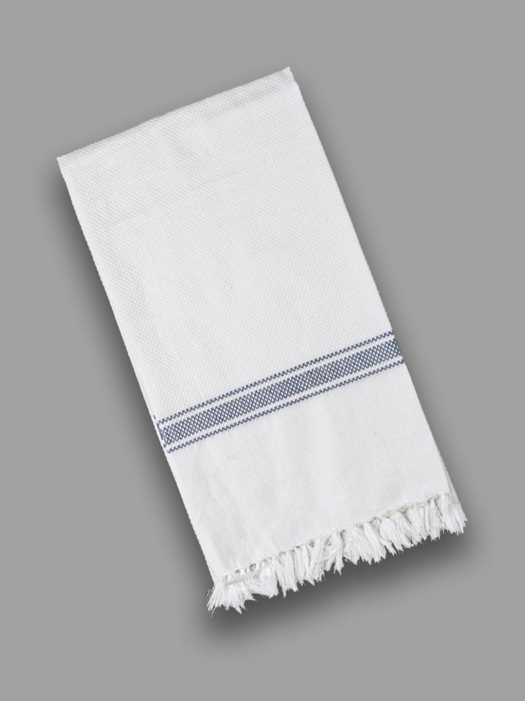 Ramraj Design Self Design Cotton 150GSM Super Soft 3PCs Adult Regular Bath Towel-30x59In