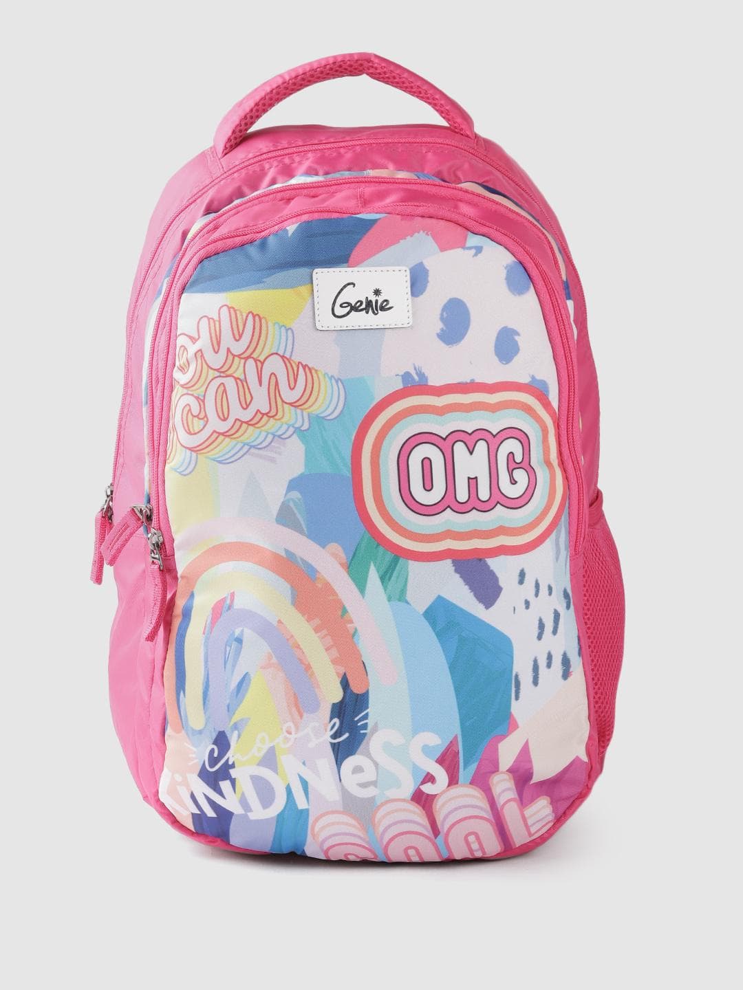 Genie Women Typography Printed Backpack