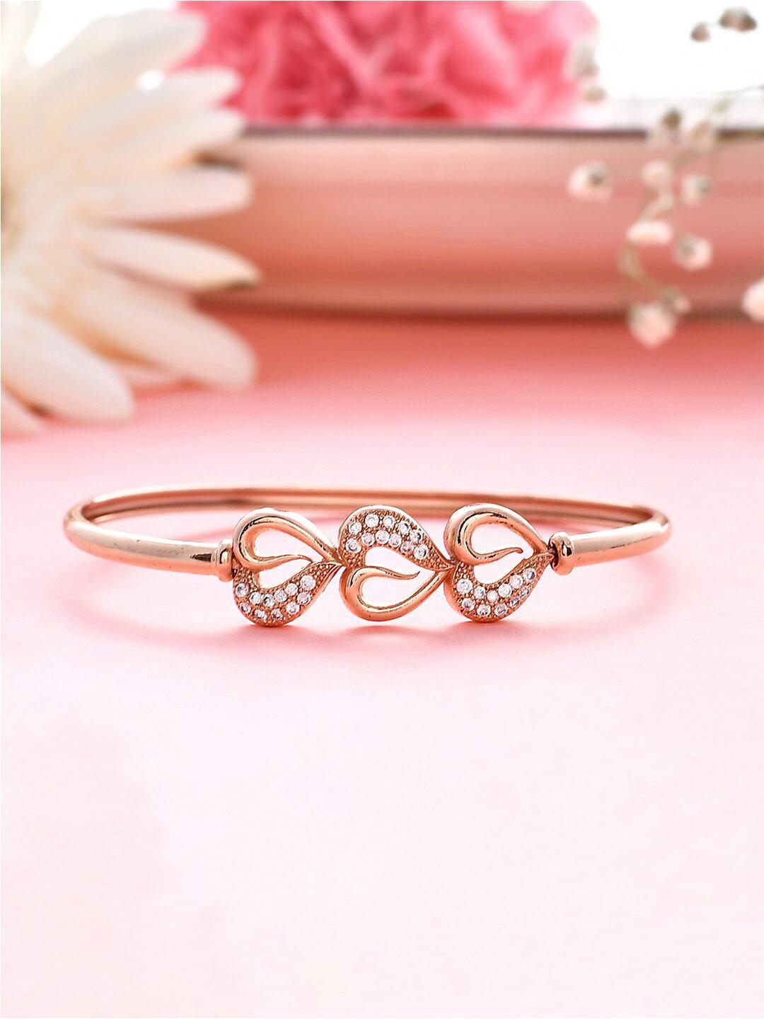 Buy Sparkling Elegance Interlinked Hearts CZ Bracelet - - Accessories for Women