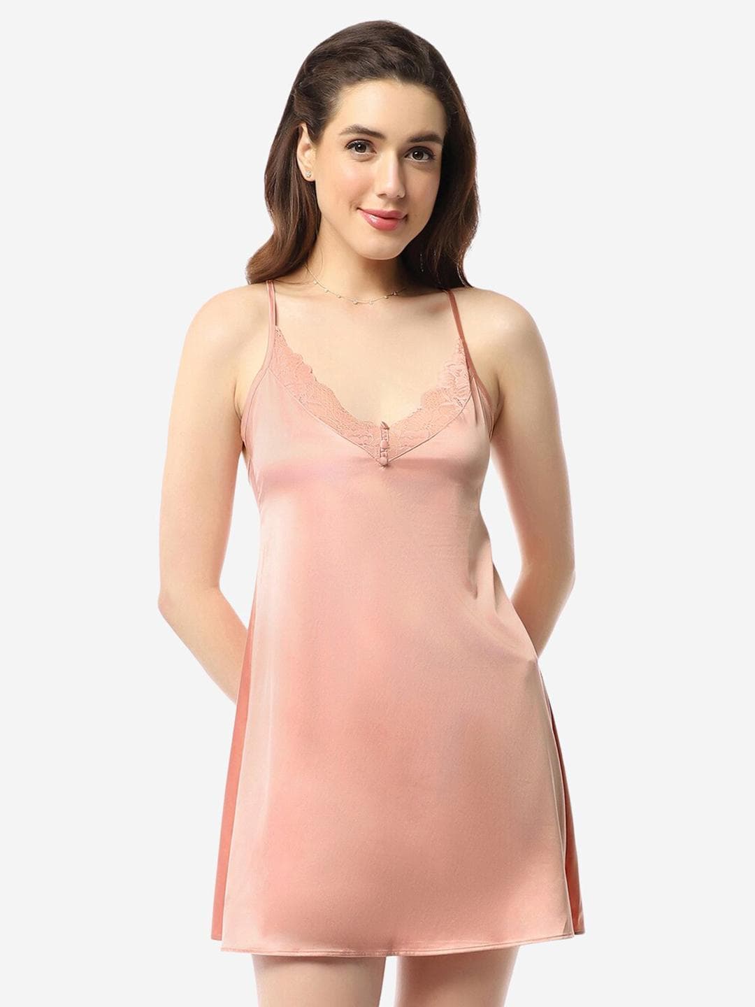 Amante Shoulder Straps Sleeveless Nightdress