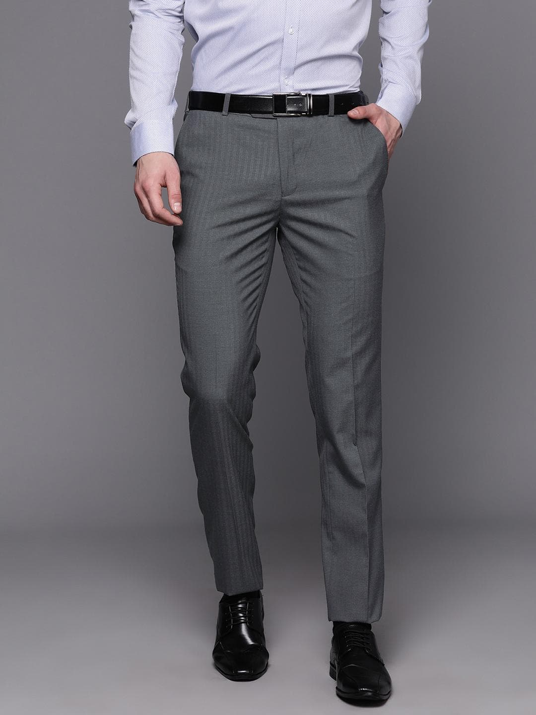 Raymond Men Slim Fit Formal Trousers