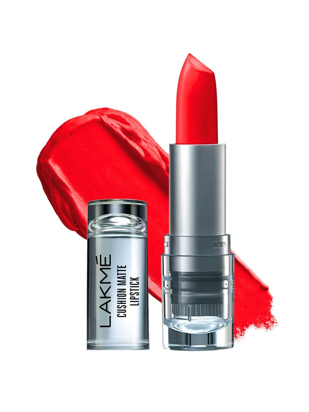 Buy Lakme Cushion Matte Long Lasting Lipstick With French Rose Oil Ext 4.5g Red Bomb Shell - - Personal Care for Women