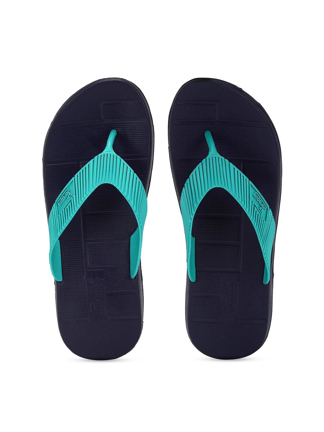 Paragon Men Textured Lightweight Thong Flip-Flops