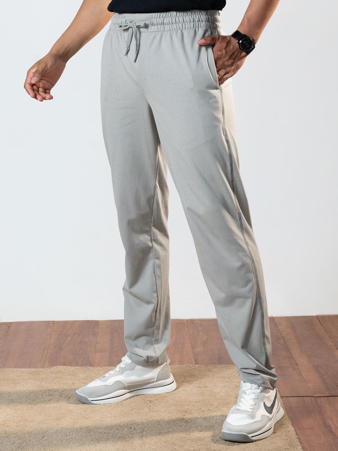 DAMENSCH Men Statement Soft Prima Jersey Vortex Spun Track Pants