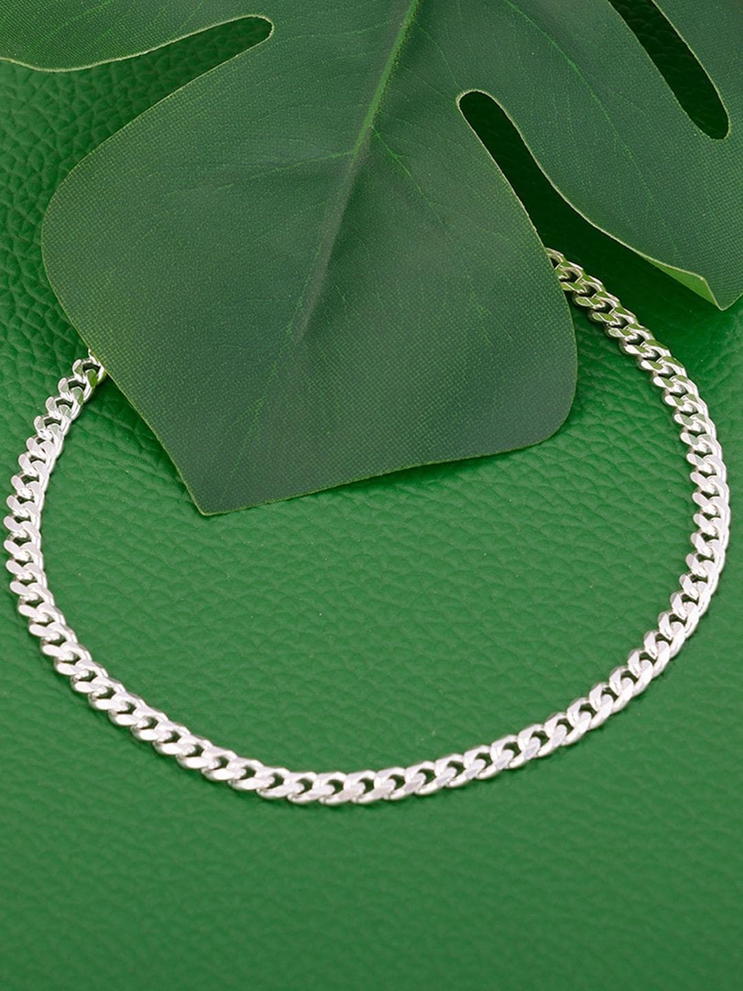 GIVA Men 925 Sterling Silver Rhodium-Plated Adjustable Link Bracelet