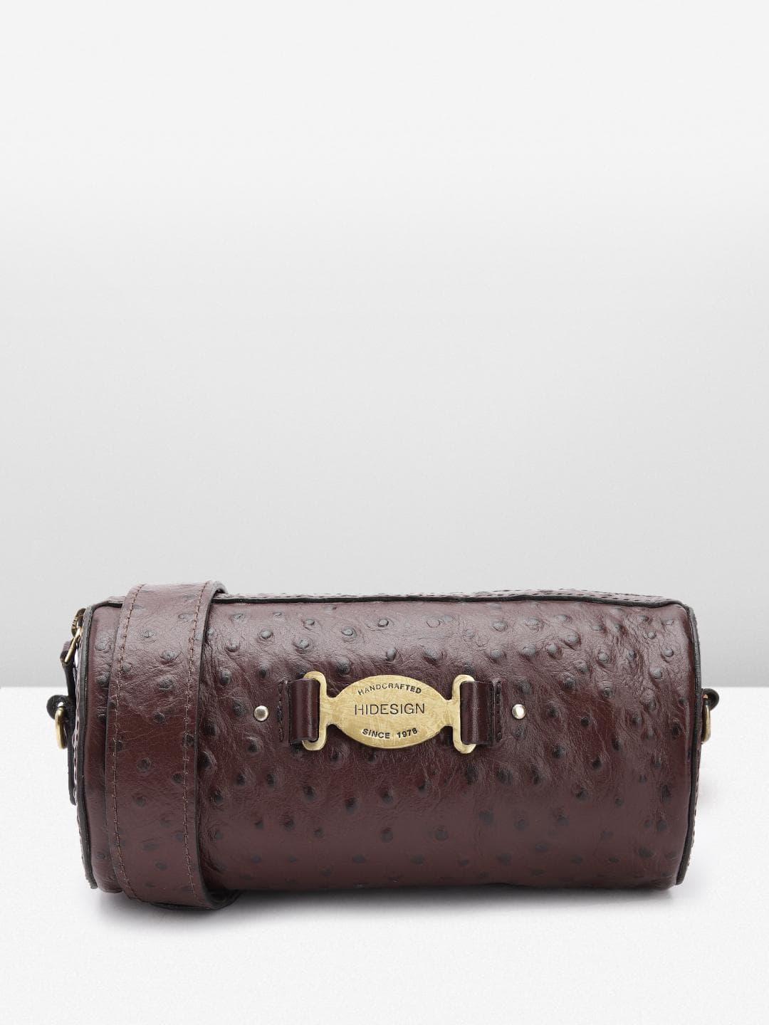 Buy Hidesign Textured Leather Bowling Sling Bag - - Accessories for Women