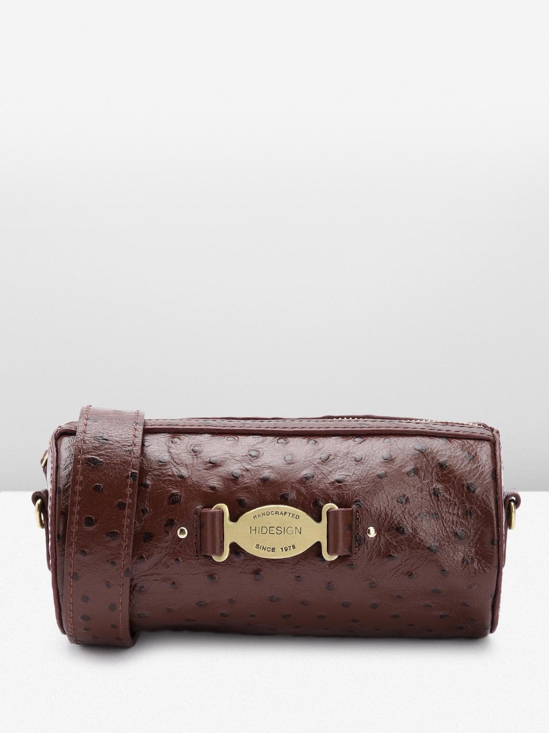 Buy Hidesign Textured Leather Bowling Shoulder Bag - - Accessories for Women
