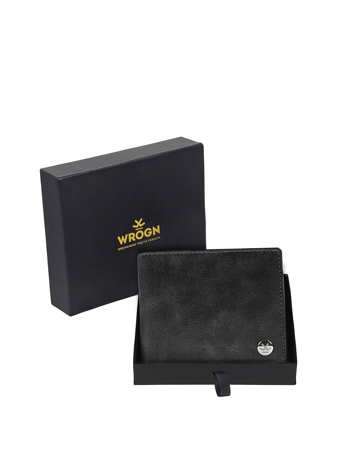 Buy WROGN Men Leather Two Fold Wallet - - Accessories for Men