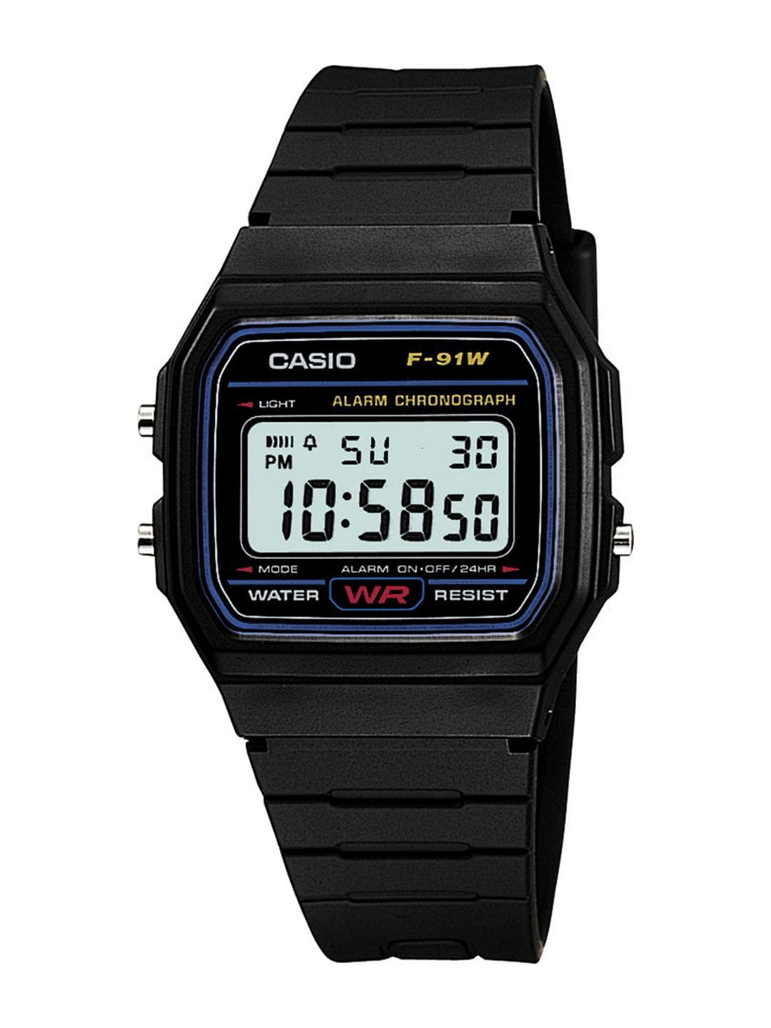 Buy Casio Vintage Series F 91W 1Q Grey Digital Dial Resin D002 - - Accessories for Men