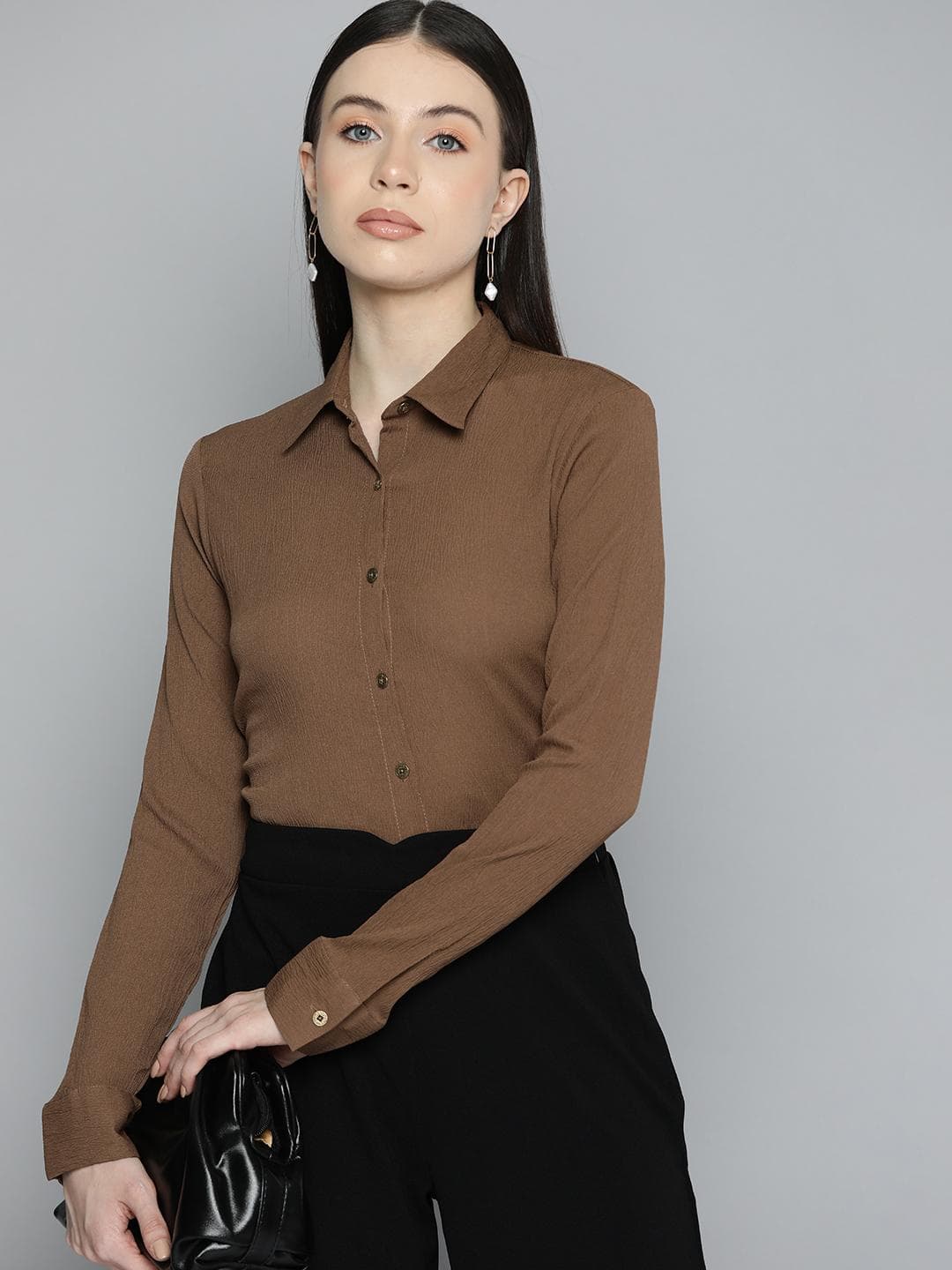 Chemistry Women Standard Opaque Formal Shirt