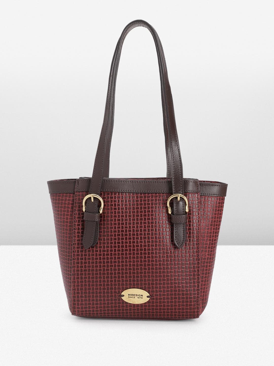 Hidesign Textured Leather Shoulder Bag