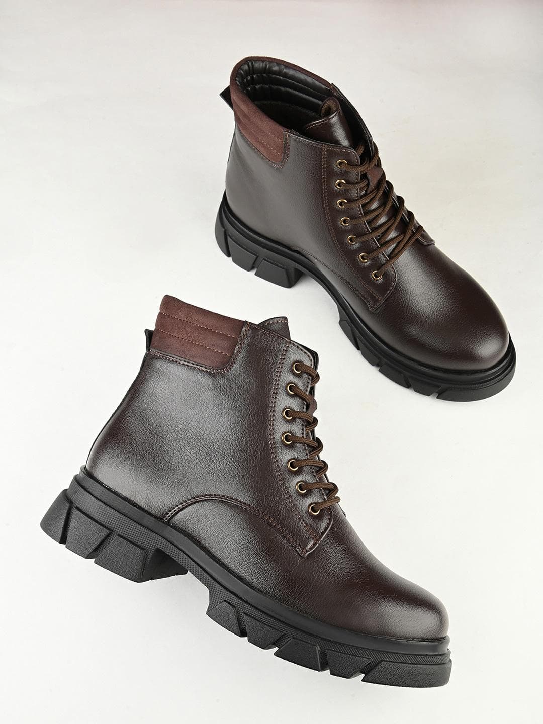 Buy The Roadster Lifestyle Co. Women Textured Heeled Mid Top Regular Boots - - Footwear for Women