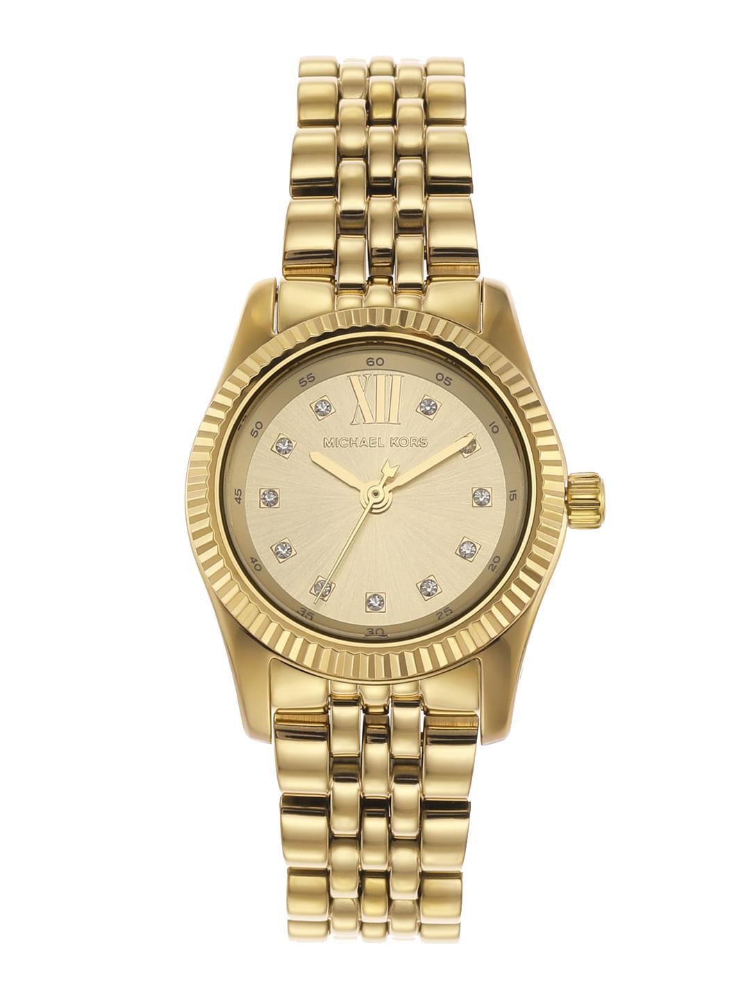 Buy Michael Kors Lexington Embellished Dial & Stainless Steel Straps Analogue Watch MK4741 - - Accessories for Women