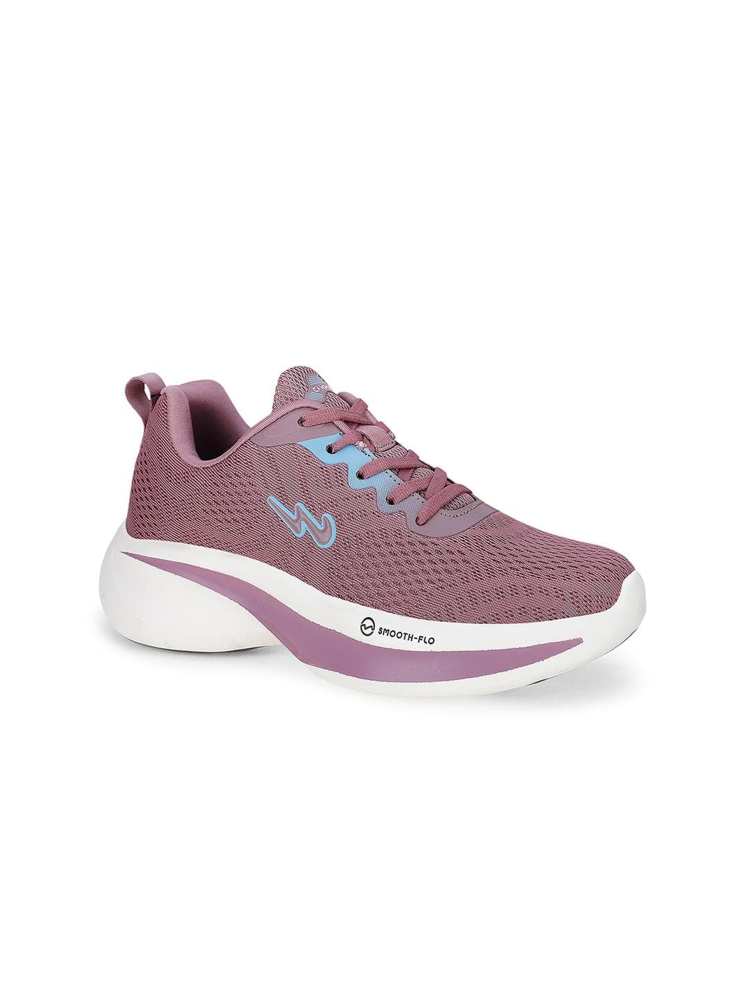 Campus Women CRISSY Textured Mesh Comfort Insole Contrast Sole Sneakers