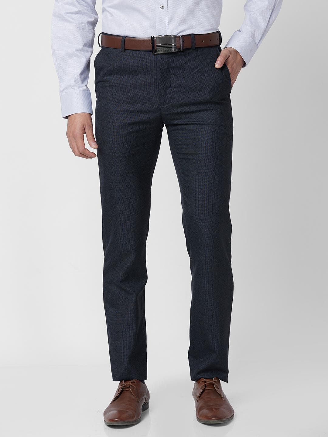 Raymond Men Slim Fit Formal Trousers