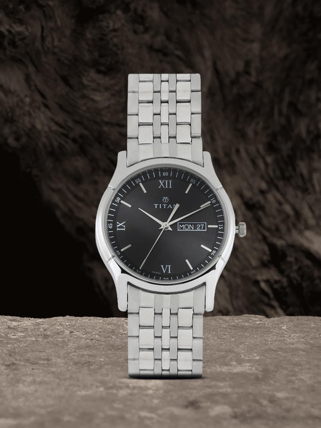 Buy Titan Karishma Quartz Analog With Black Dial Watch For Men Nt1636sm01 - - Accessories for Men