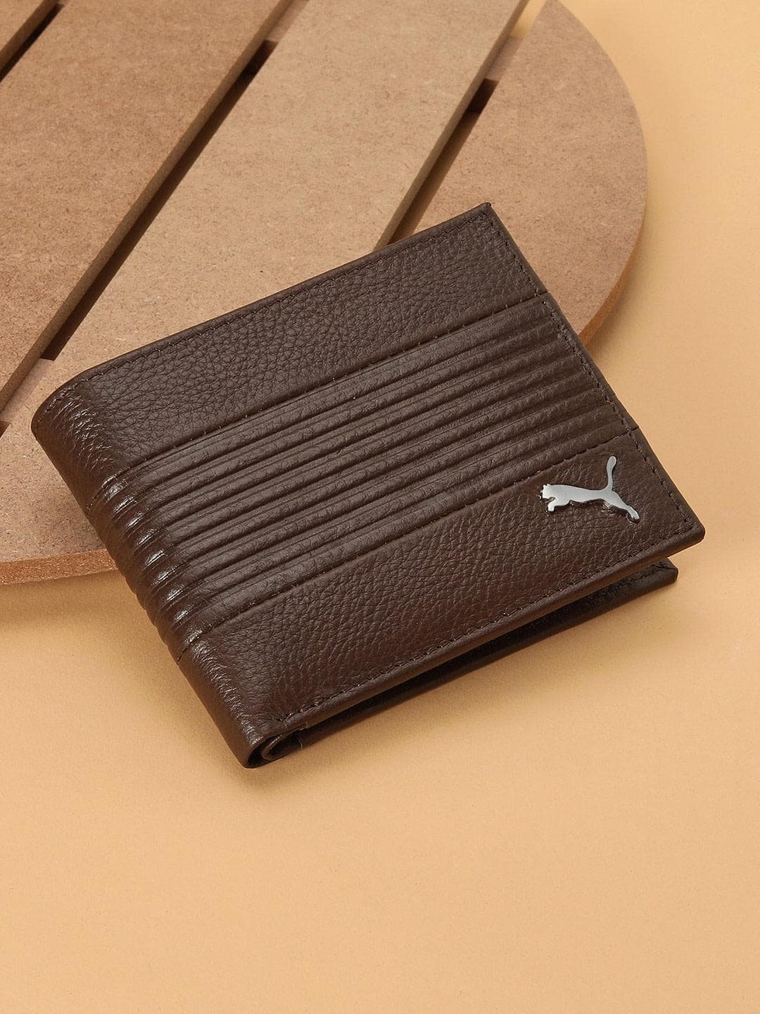 Buy Puma Leather Cruise V2 Bi Fold Wallet - - Accessories for Unisex