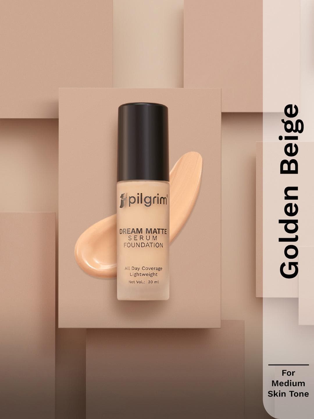 Buy Pilgrim Dream Matte Serum Liquid Foundation 30ml Golden Beige 215 - - Personal Care for Unisex