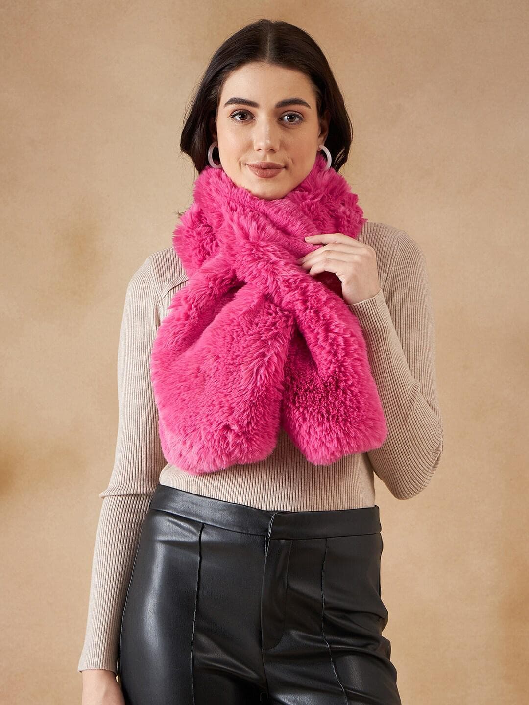 InWeave Women Self Design Scarf