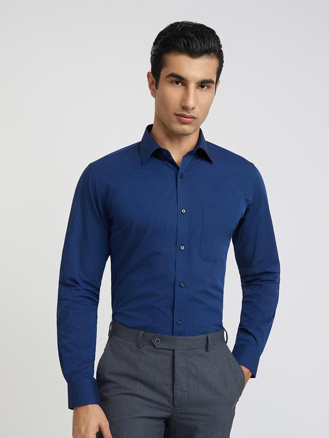 Raymond Men Pure Cotton Slim Fit Formal Shirt