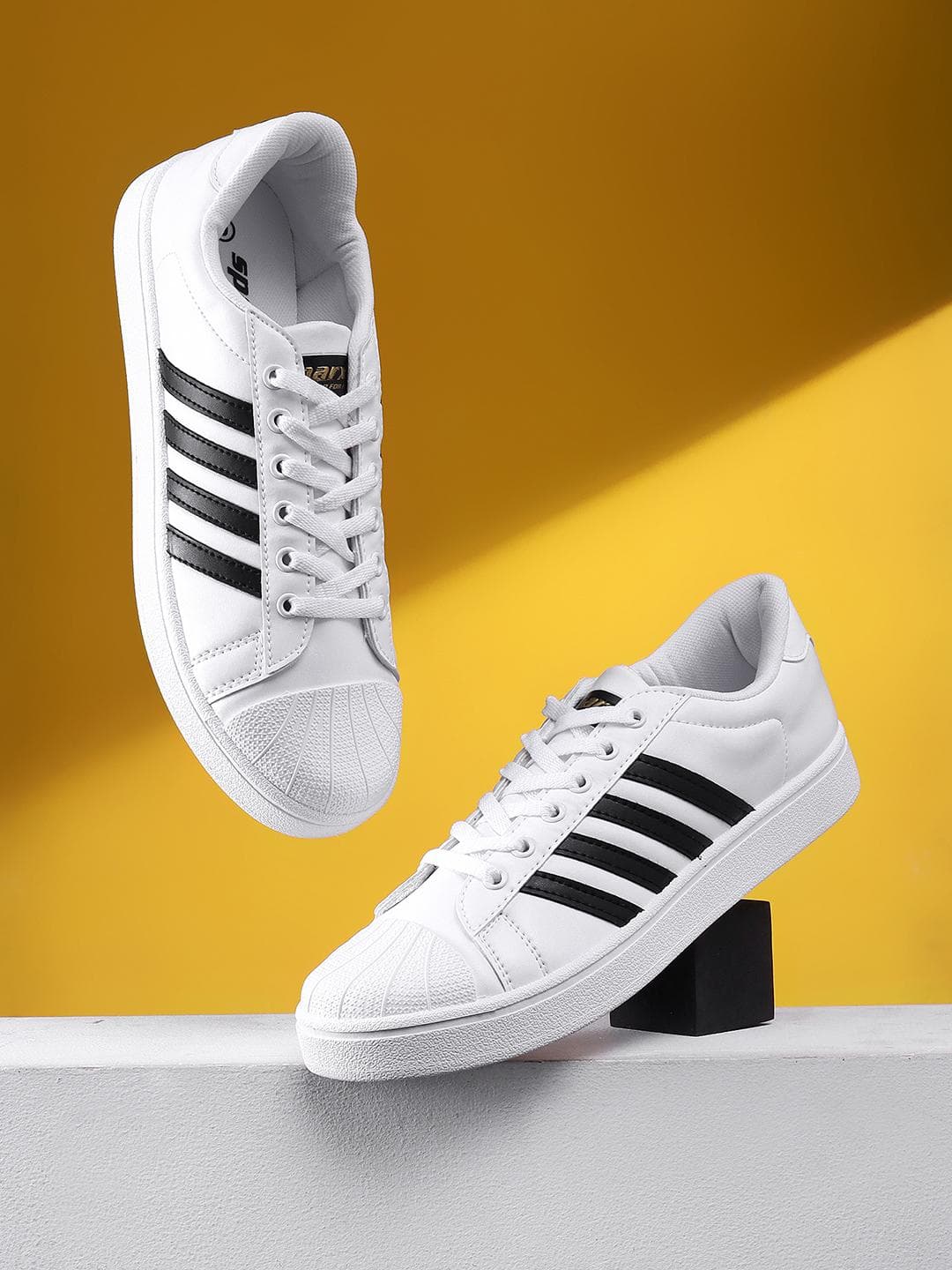 Sparx Men Striped Lace-Up Sneakers