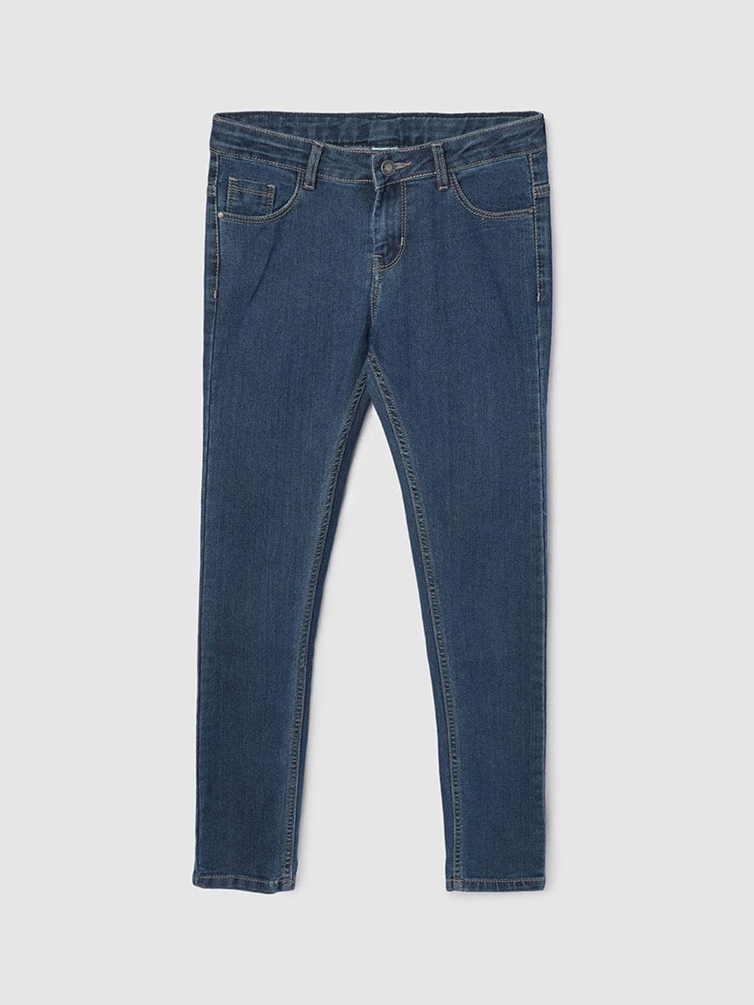 max Boys Mid-Rise Light Fade Clean Look Stretchable Jeans