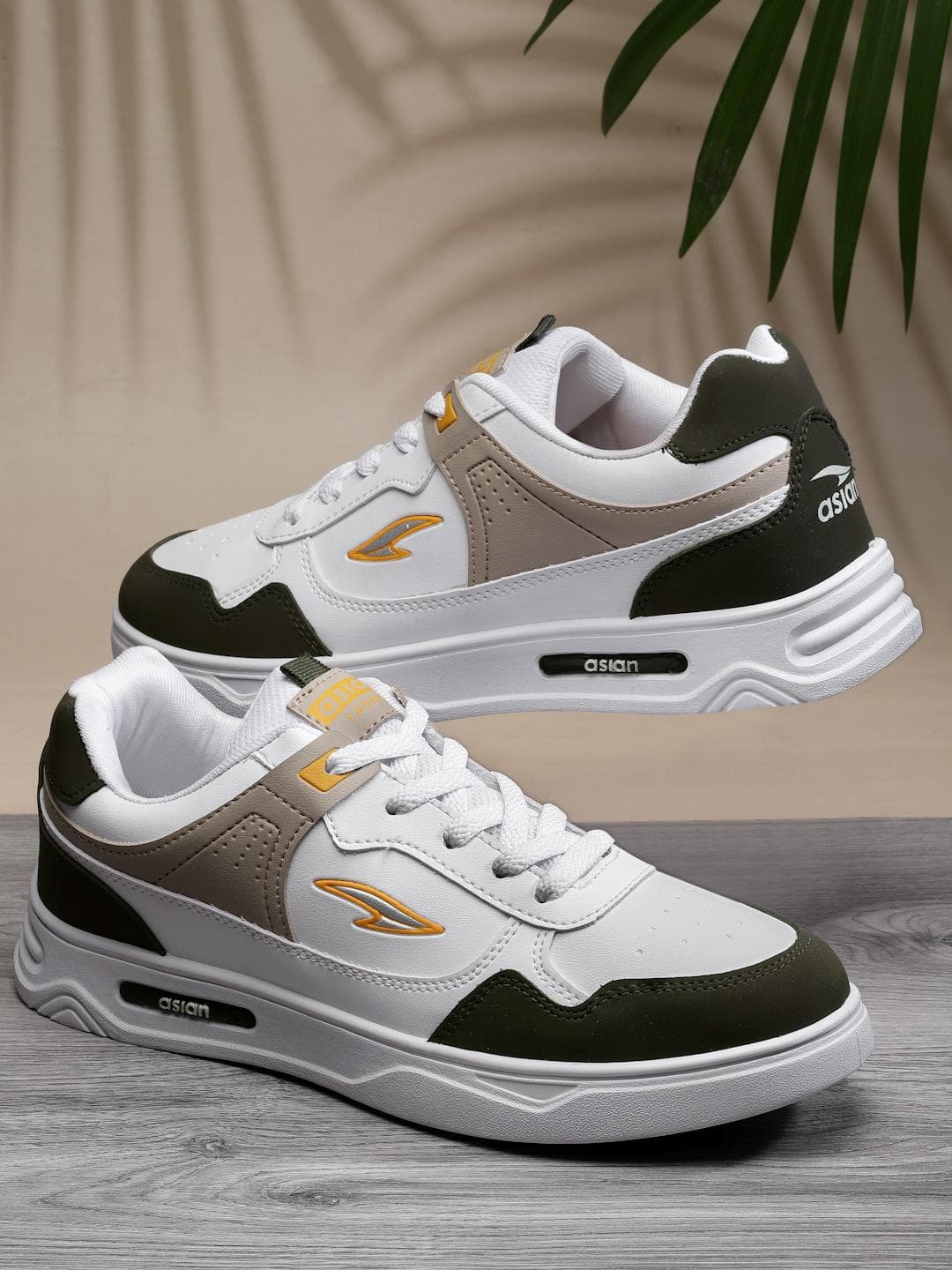 ASIAN Men BOSTON Colourblocked Lace-up Sneakers