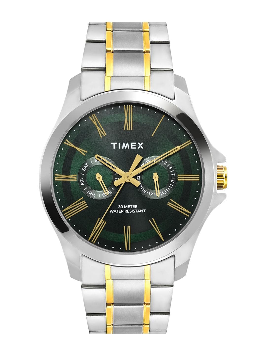 Buy Timex Trendline Round 21mm Green Dial Analog Men Watch TW000X130 - - Accessories for Men